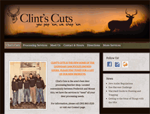 Tablet Screenshot of clintscuts.com